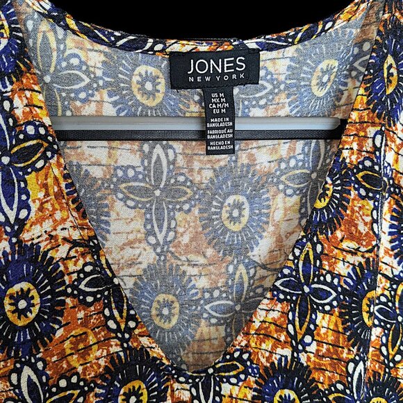 Boho Batik Print Tunic NWOT - Picture 3 of 11